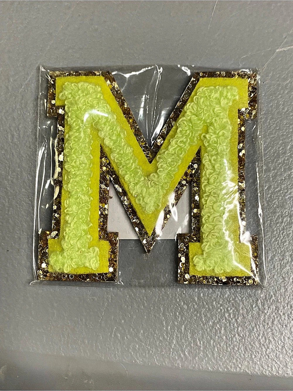 Stoney Clover Lane Yellow M Letter Patch